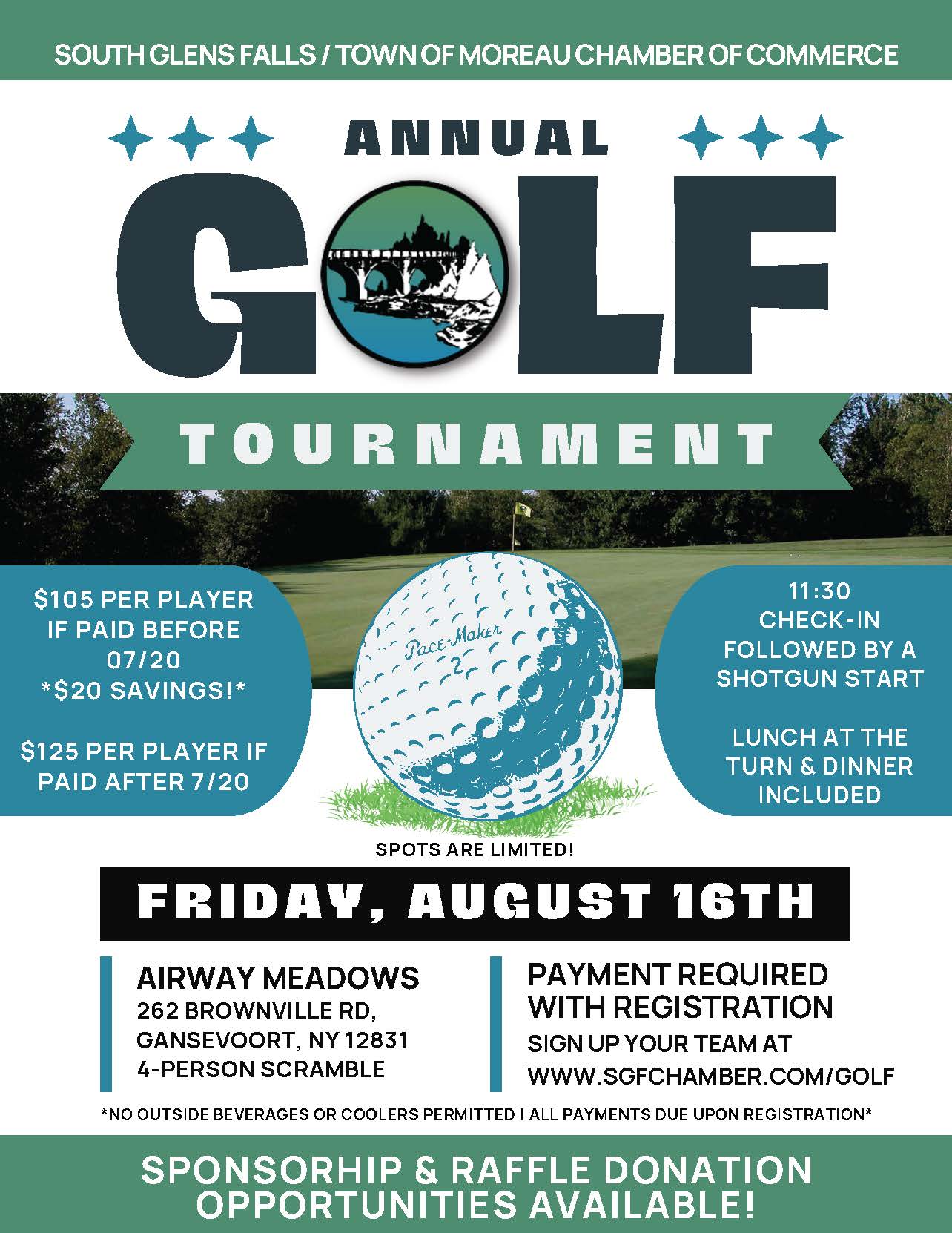 SGF Chamber Golf Flyer